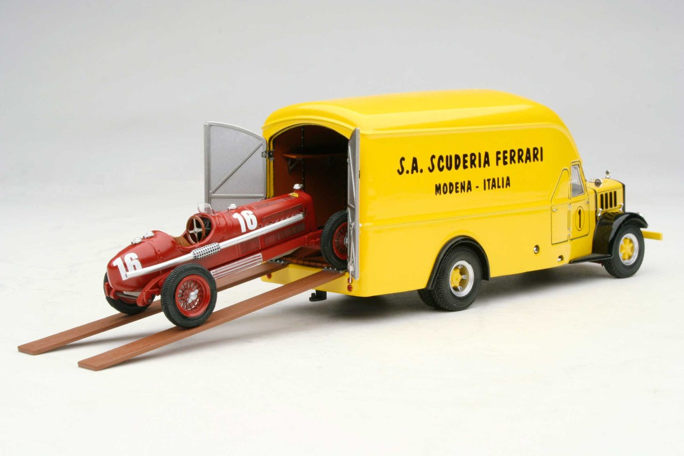 1936 Monaco | S. A. Scuderia Ferrari Transporter with Alfa Romeo P3 - Image 2