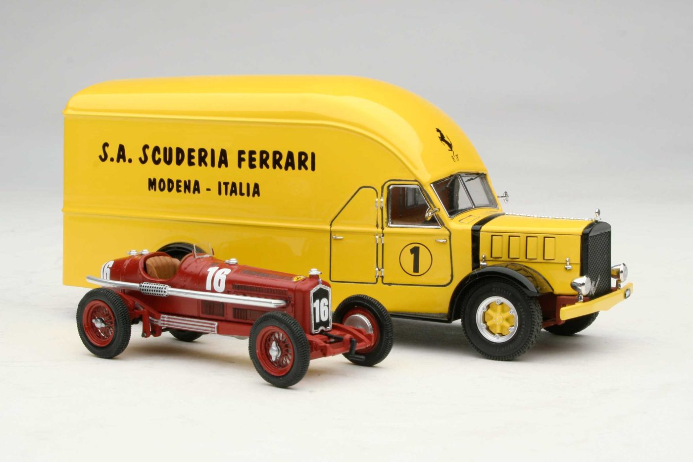 1936 Monaco | S. A. Scuderia Ferrari Transporter with Alfa Romeo P3
