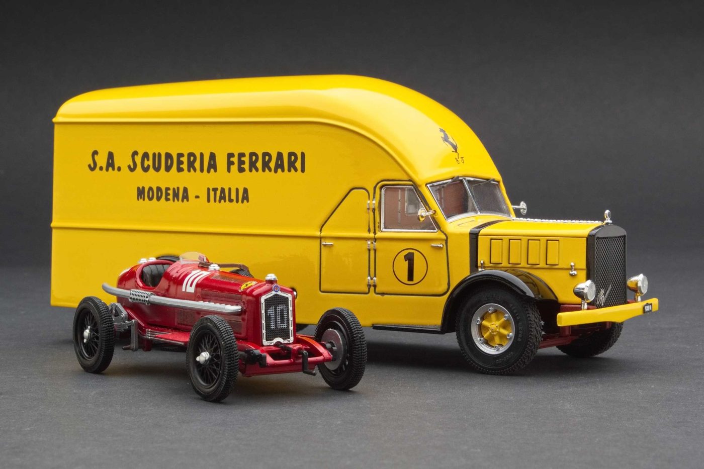 Winner, 1934 Targa Florio | S. A. Scuderia Ferrari Transporter with Alfa Romeo P3