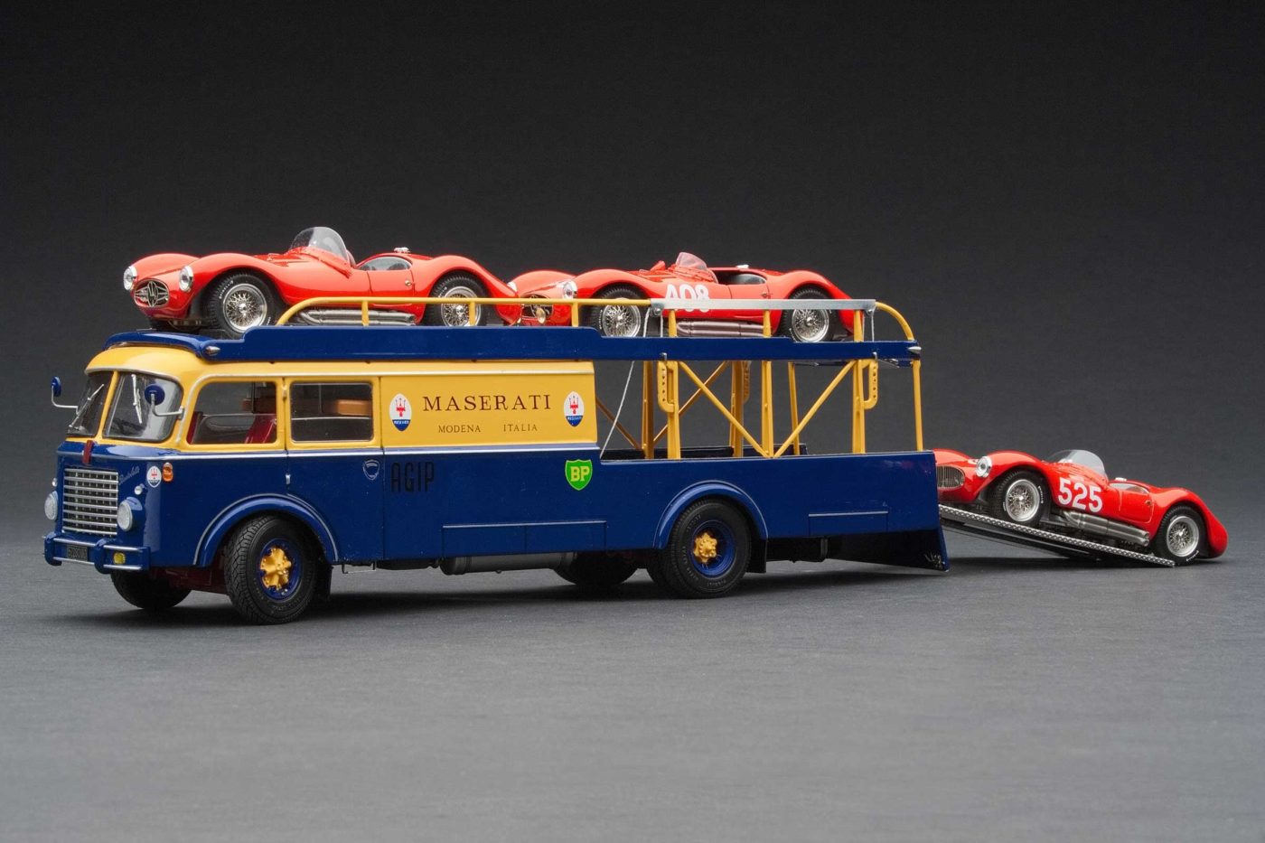Scuderia Maserati Transporter with Maserati A6 GCS
