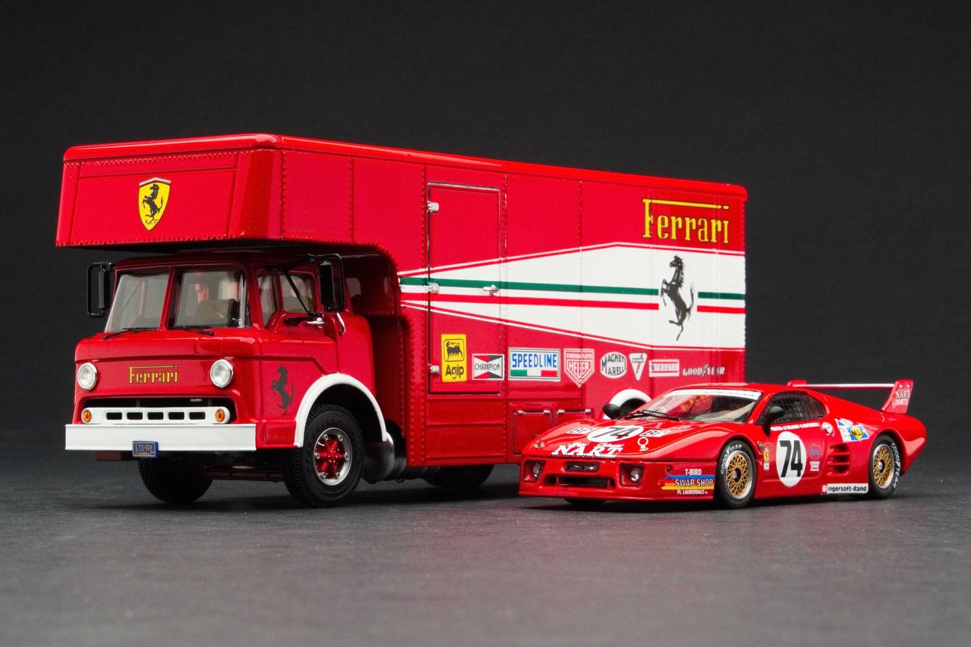 1980 Le Mans 24 Hours | Team N.A.R.T. Transporter with Tipo 512 BB/LM