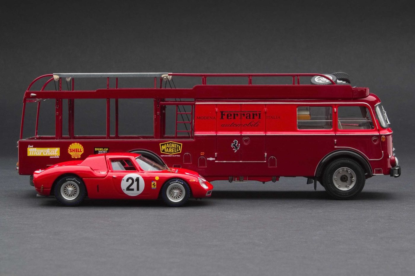 1965 Le Mans | The Last Victory | Scuderia Ferrari Transporter with Ferrari 250 LM - Image 3