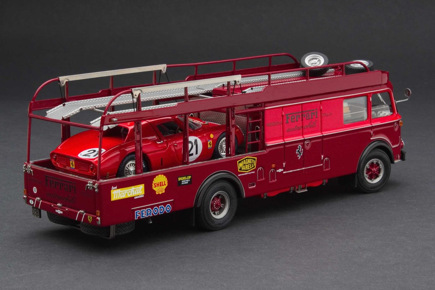 1965 Le Mans | The Last Victory | Scuderia Ferrari Transporter with Ferrari 250 LM - Image 2