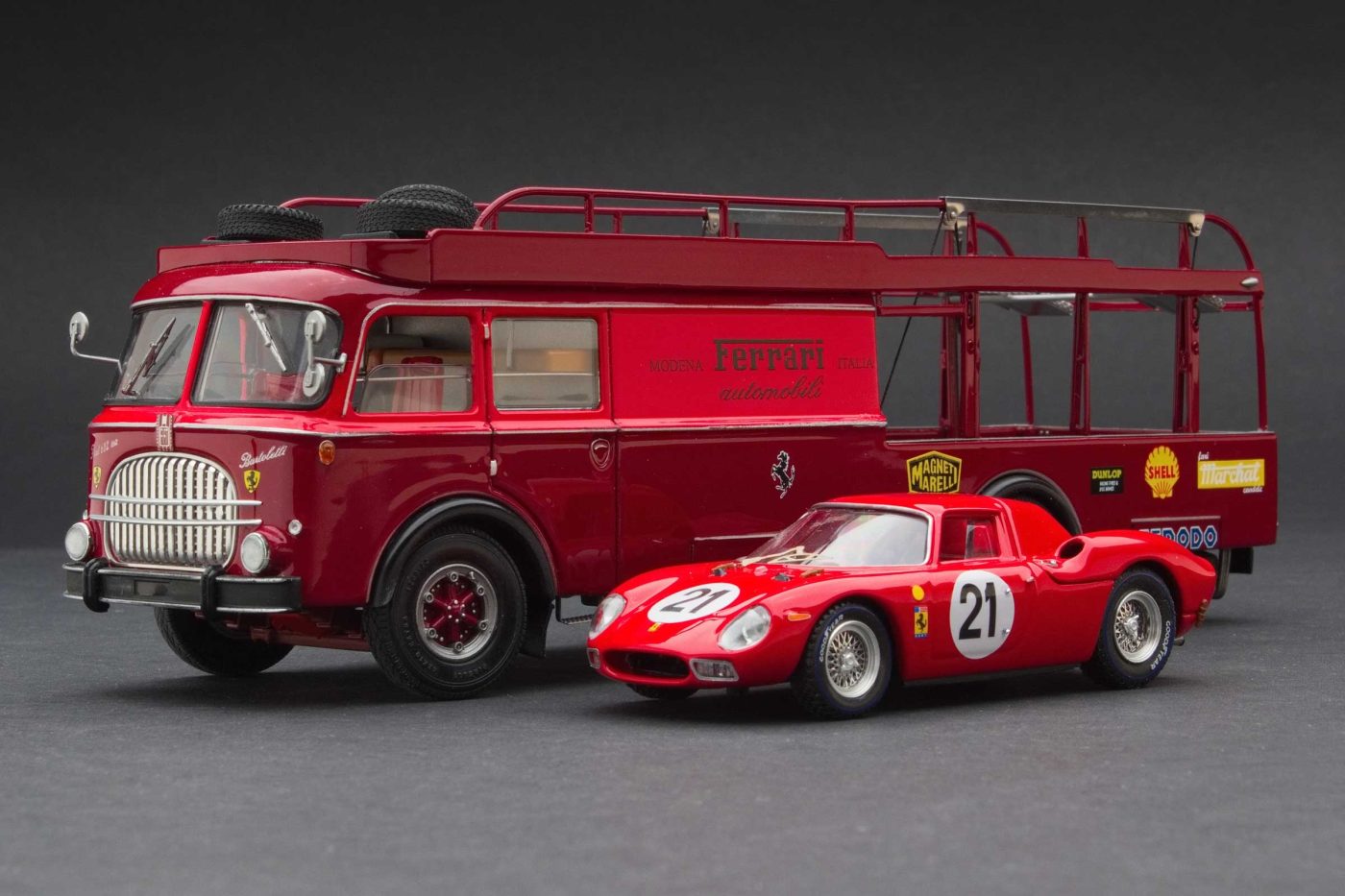 1965 Le Mans | The Last Victory | Scuderia Ferrari Transporter with Ferrari 250 LM