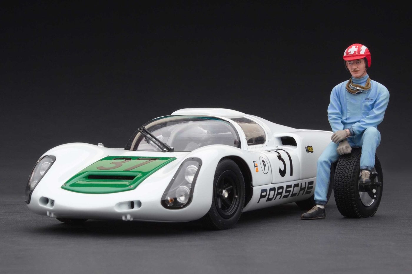 1967 Sebring 12 Hours 2nd in class/4th overall | Jo Siffert, Hans Hermann | with Jo Siffert Driver Figurine